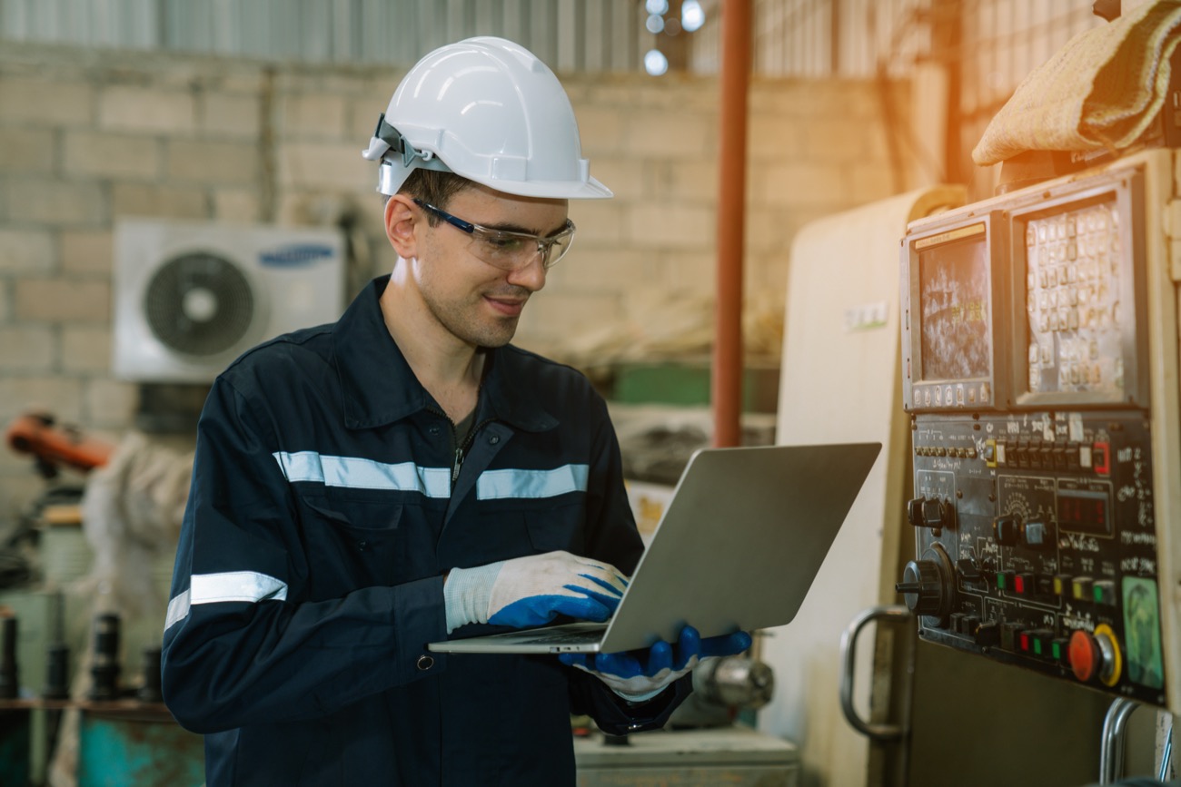 Schaefer Vending technician servicing and maintaining a vending machine